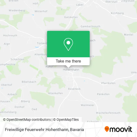 Карта Freiwillige Feuerwehr Hohenthann