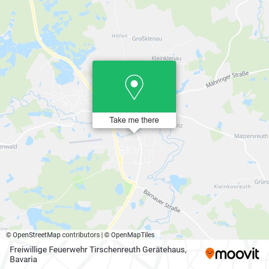 Freiwillige Feuerwehr Tirschenreuth Gerätehaus map