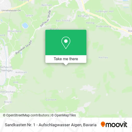 Карта Sandkasten Nr. 1 - Aufschlagwasser Aigen