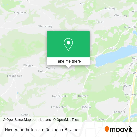 Niedersonthofen, am Dorfbach map