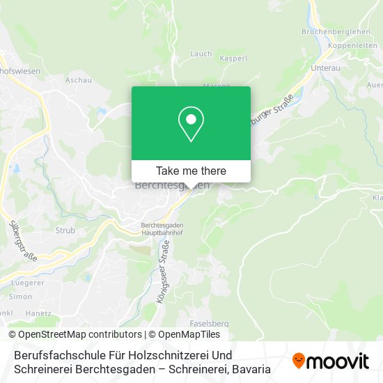 Berufsfachschule Für Holzschnitzerei Und Schreinerei Berchtesgaden – Schreinerei map