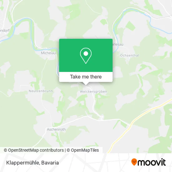 Карта Klappermühle
