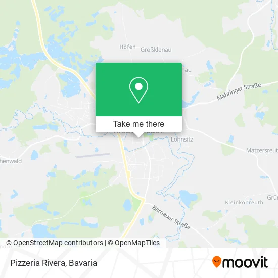 Карта Pizzeria Rivera