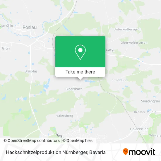 Карта Hackschnitzelproduktion Nürnberger
