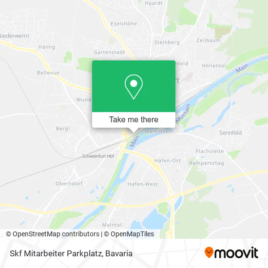 Карта Skf Mitarbeiter Parkplatz