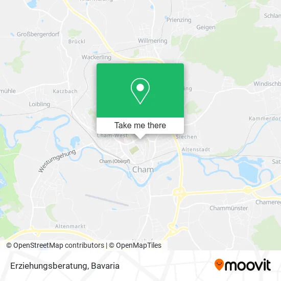 Карта Erziehungsberatung