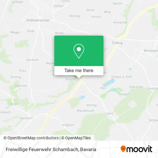 Карта Freiwillige Feuerwehr Schambach