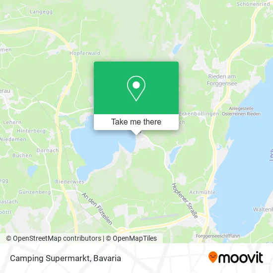 Карта Camping Supermarkt