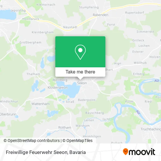 Карта Freiwillige Feuerwehr Seeon
