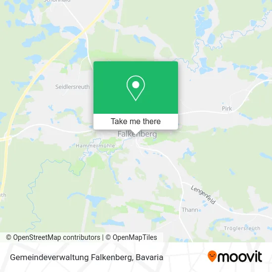 Карта Gemeindeverwaltung Falkenberg
