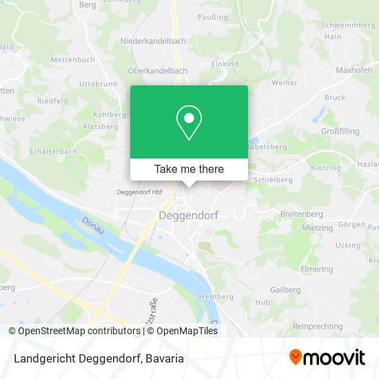 Landgericht Deggendorf map