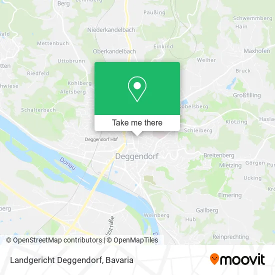 Карта Landgericht Deggendorf