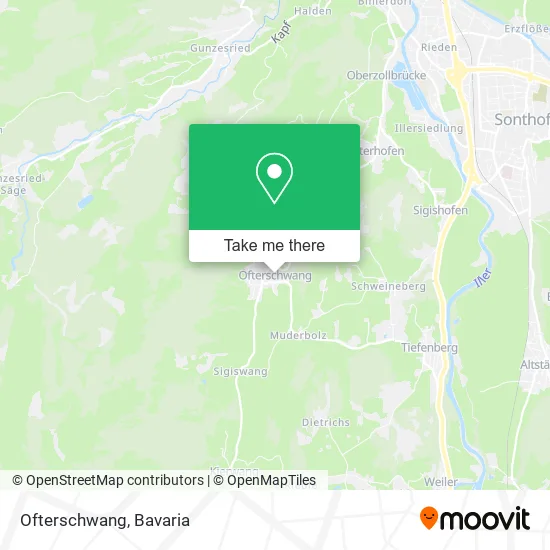 Карта Ofterschwang