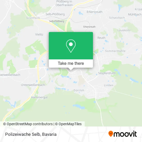 Карта Polizeiwache Selb