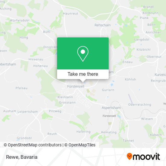 Rewe map