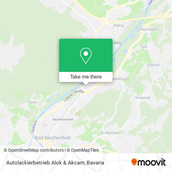 Autolackierbetrieb Alok & Akcam map