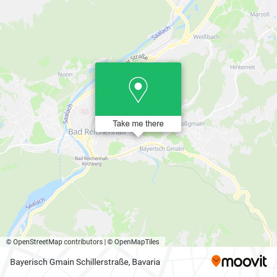 Bayerisch Gmain Schillerstraße map
