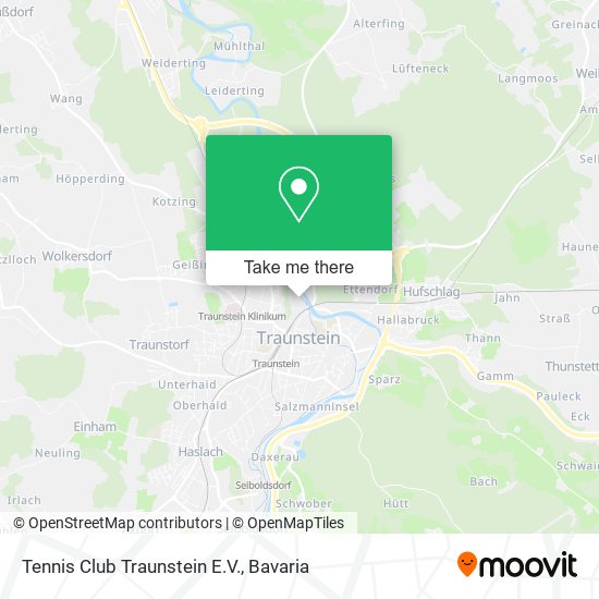 Tennis Club Traunstein E.V. map