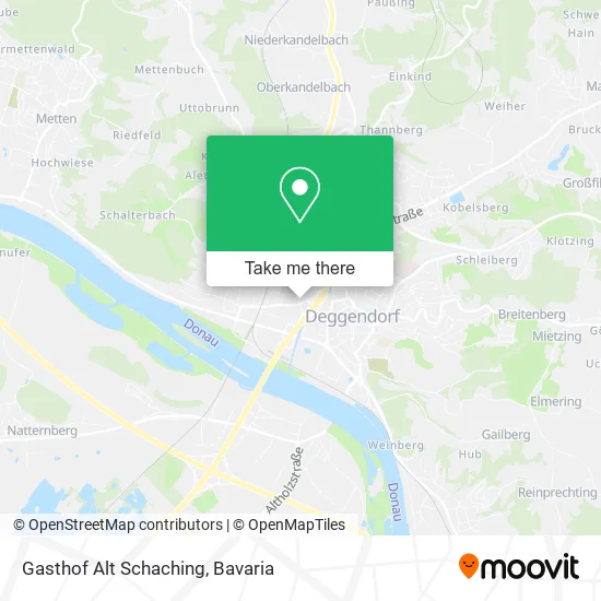 Карта Gasthof Alt Schaching