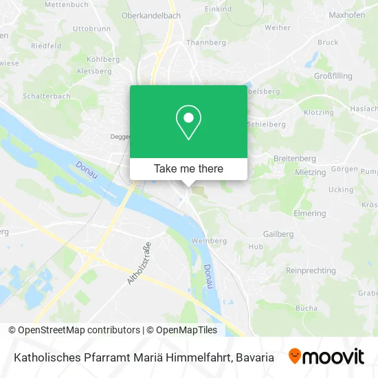 Карта Katholisches Pfarramt Mariä Himmelfahrt