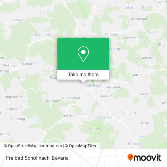 Freibad Schöllnach map