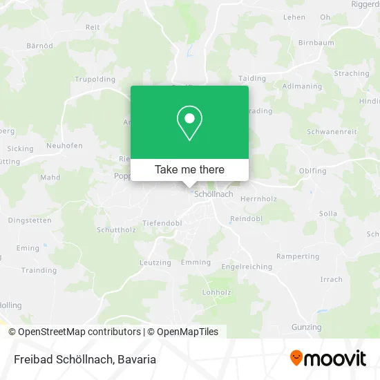 Карта Freibad Schöllnach