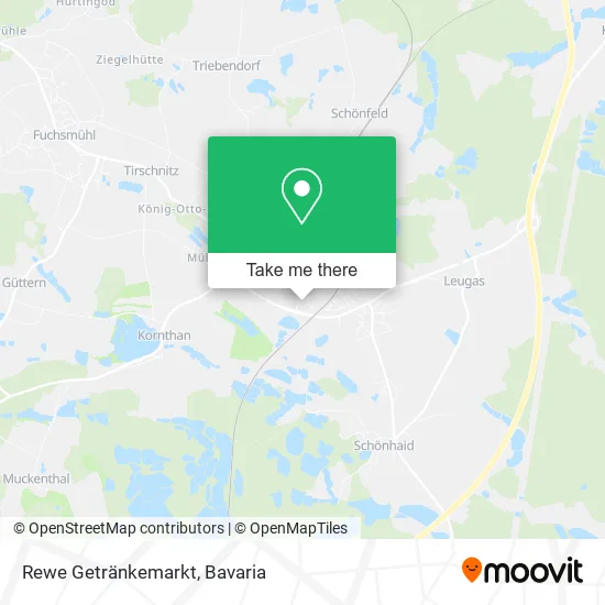 Карта Rewe Getränkemarkt