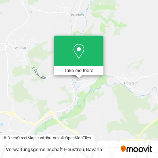 Карта Verwaltungsgemeinschaft Heustreu