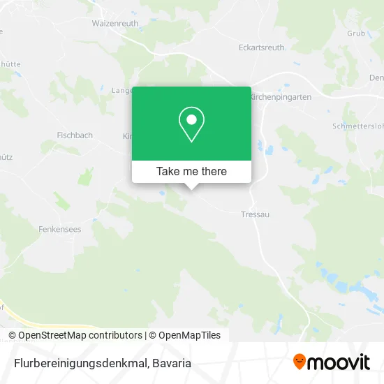 Карта Flurbereinigungsdenkmal