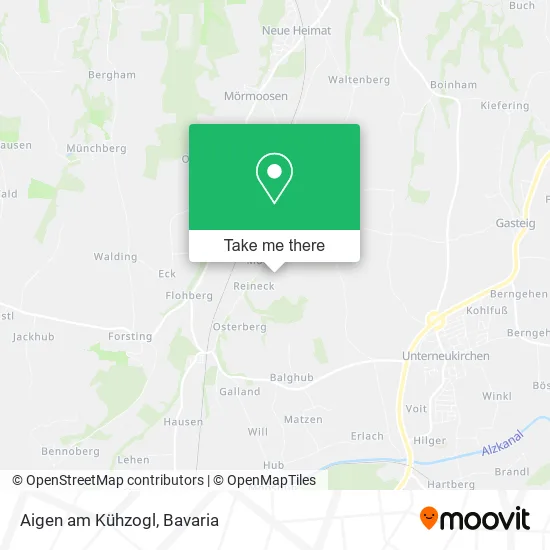 Карта Aigen am Kühzogl