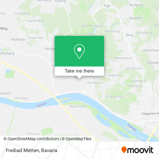 Карта Freibad Metten