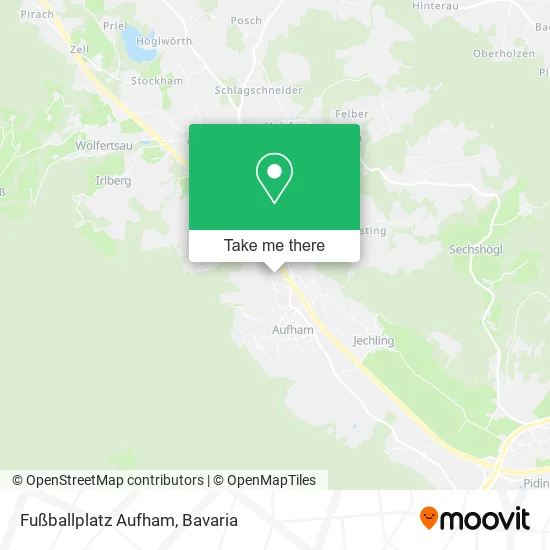 Карта Fußballplatz Aufham