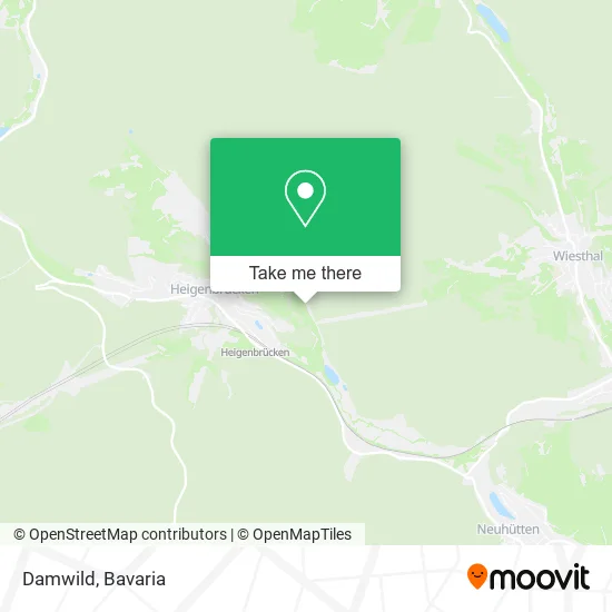 Карта Damwild