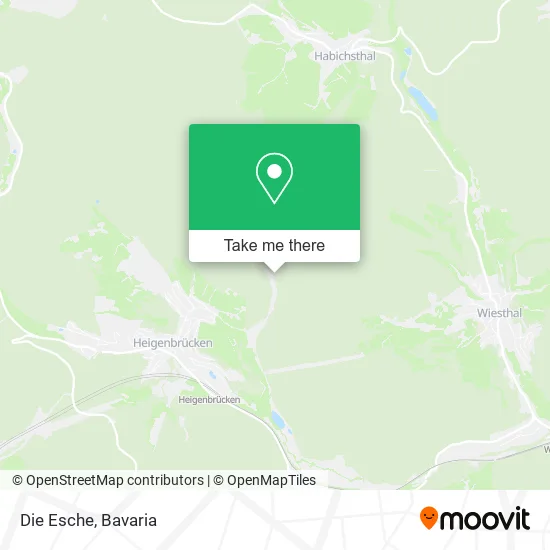 Карта Die Esche