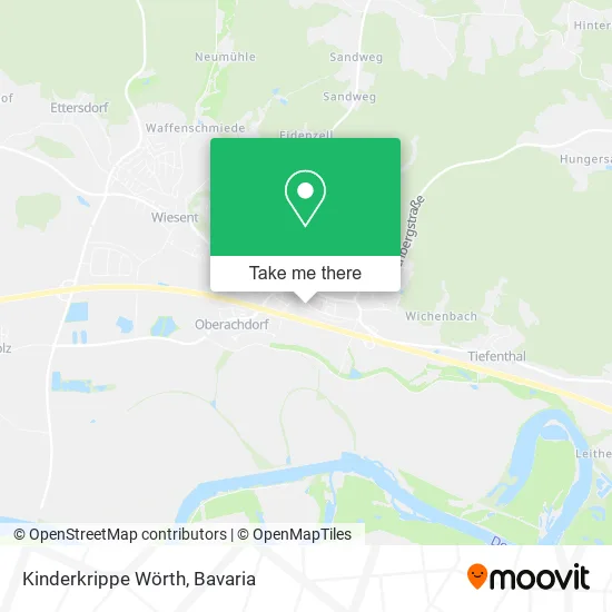 Карта Kinderkrippe Wörth