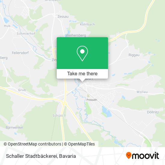 Schaller Stadtbäckerei map