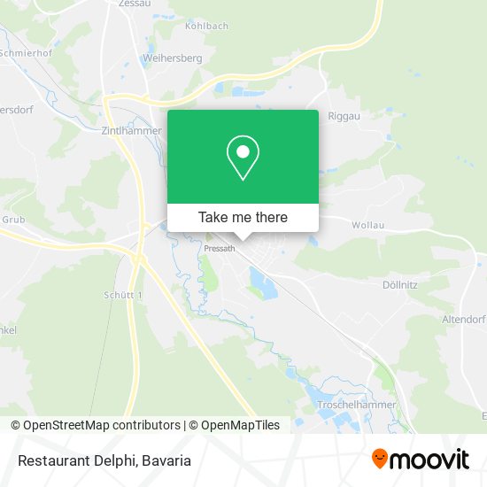 Restaurant Delphi map