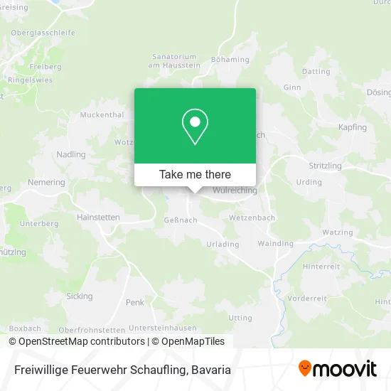 Карта Freiwillige Feuerwehr Schaufling