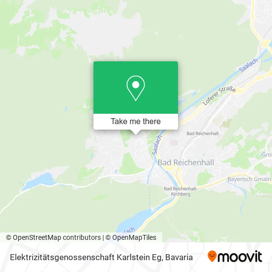 Карта Elektrizitätsgenossenschaft Karlstein Eg