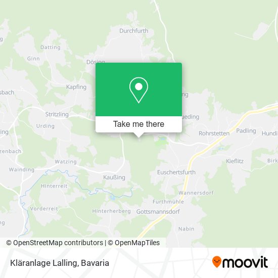 Kläranlage Lalling map