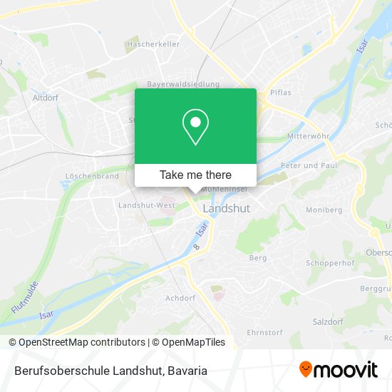 Berufsoberschule Landshut map