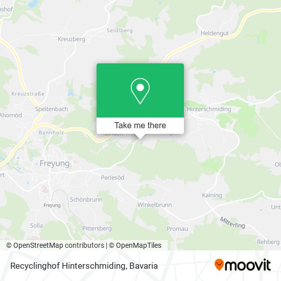 Карта Recyclinghof Hinterschmiding