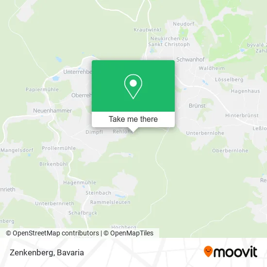 Карта Zenkenberg