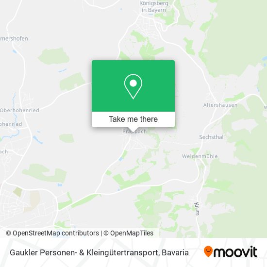 Gaukler Personen- & Kleingütertransport map