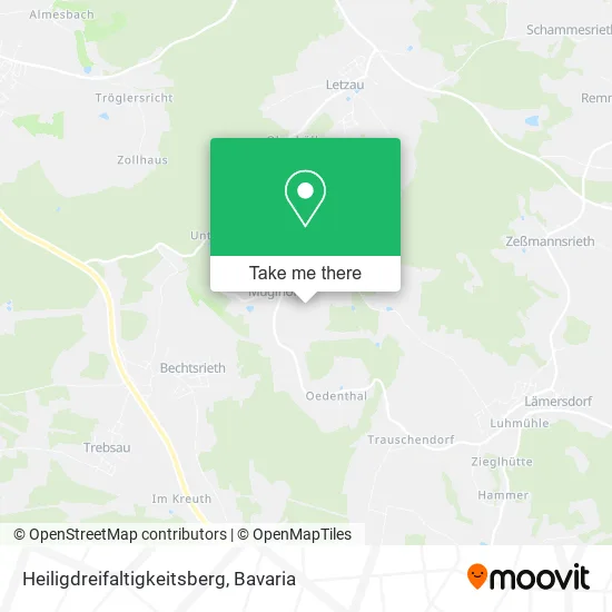 Карта Heiligdreifaltigkeitsberg