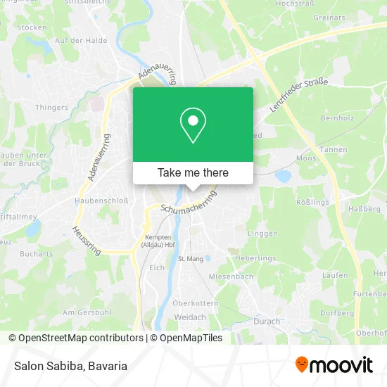 Карта Salon Sabiba