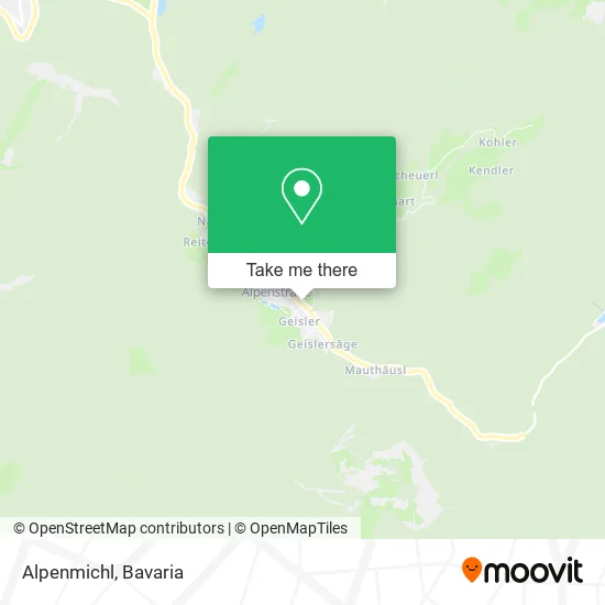 Карта Alpenmichl