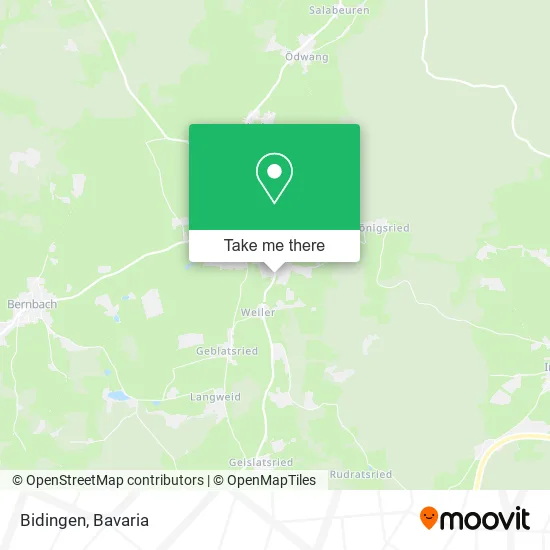 Карта Bidingen