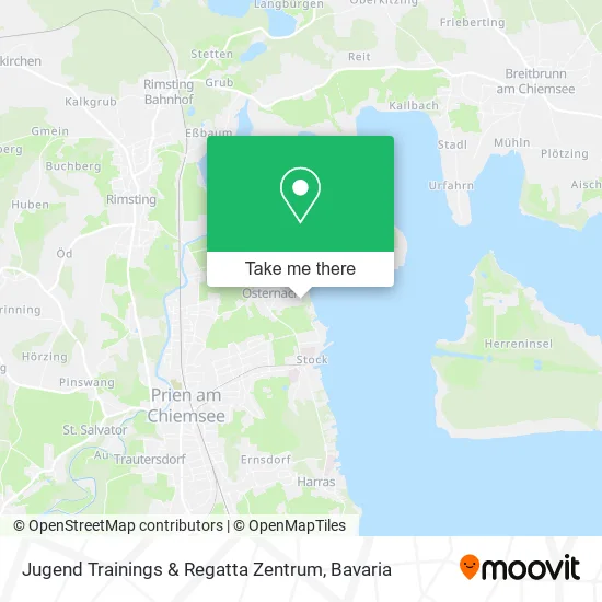 Карта Jugend Trainings & Regatta Zentrum