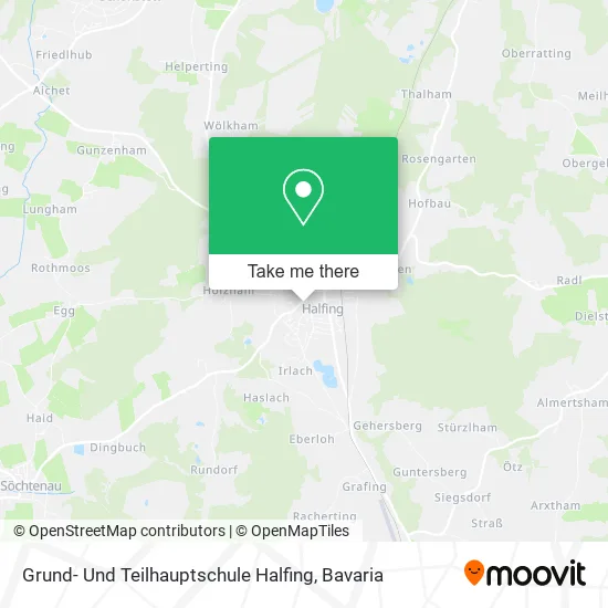Карта Grund- Und Teilhauptschule Halfing